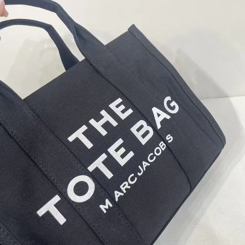 Marc Jacobs Black Canvas 'The Tote Bag' Messenger